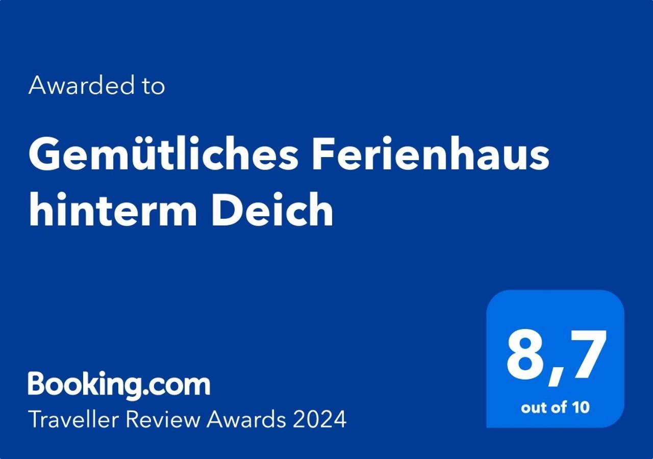 Gemuetliches Ferienhaus Hinterm Deich Đảo Đảo Nordstrand Ngoại thất bức ảnh